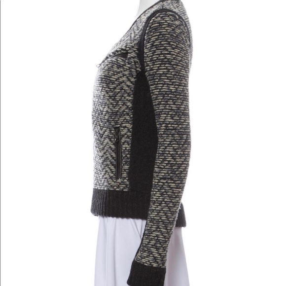 Rag & Bone wool and leather jacket - Picture 3 of 11